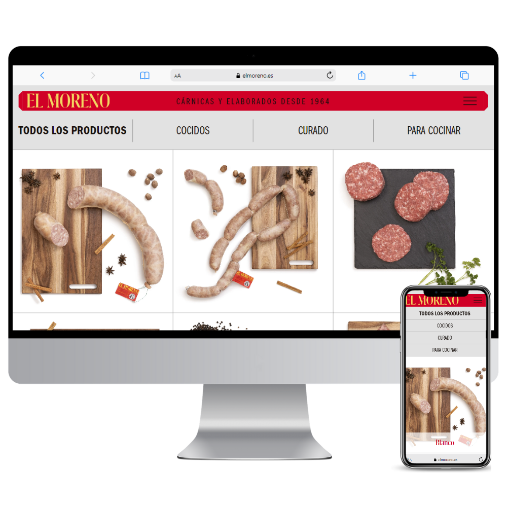 el moreno web venta de carnes